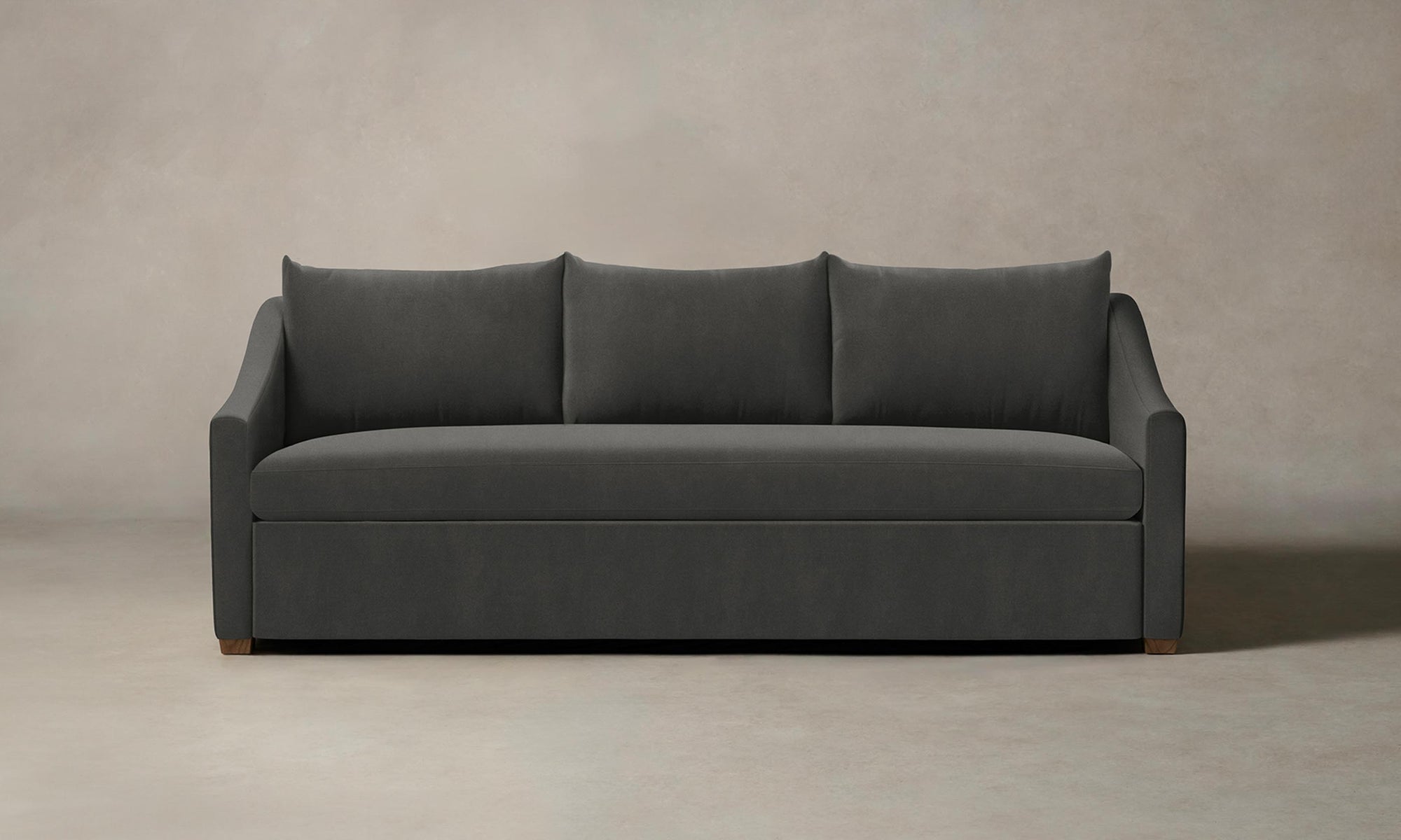 The Sullivan Sleeper Sofa - Performance Velvet Slate
