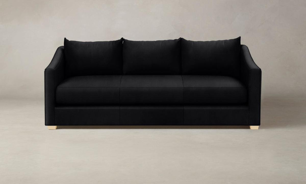 The Sullivan Sofa - Costa Leather Jet