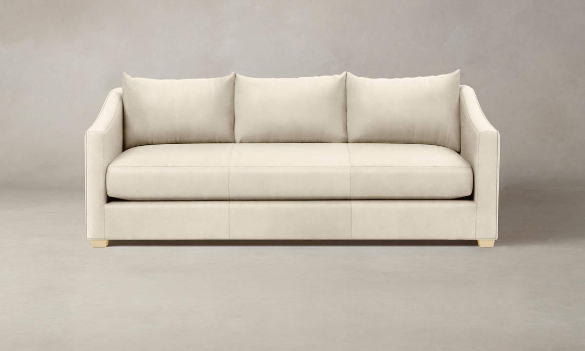 The Sullivan Sofa - Costa Leather Sesame