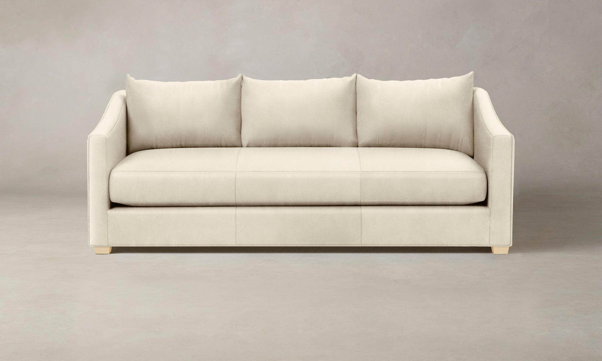 The Sullivan Sofa - Costa Leather Sesame