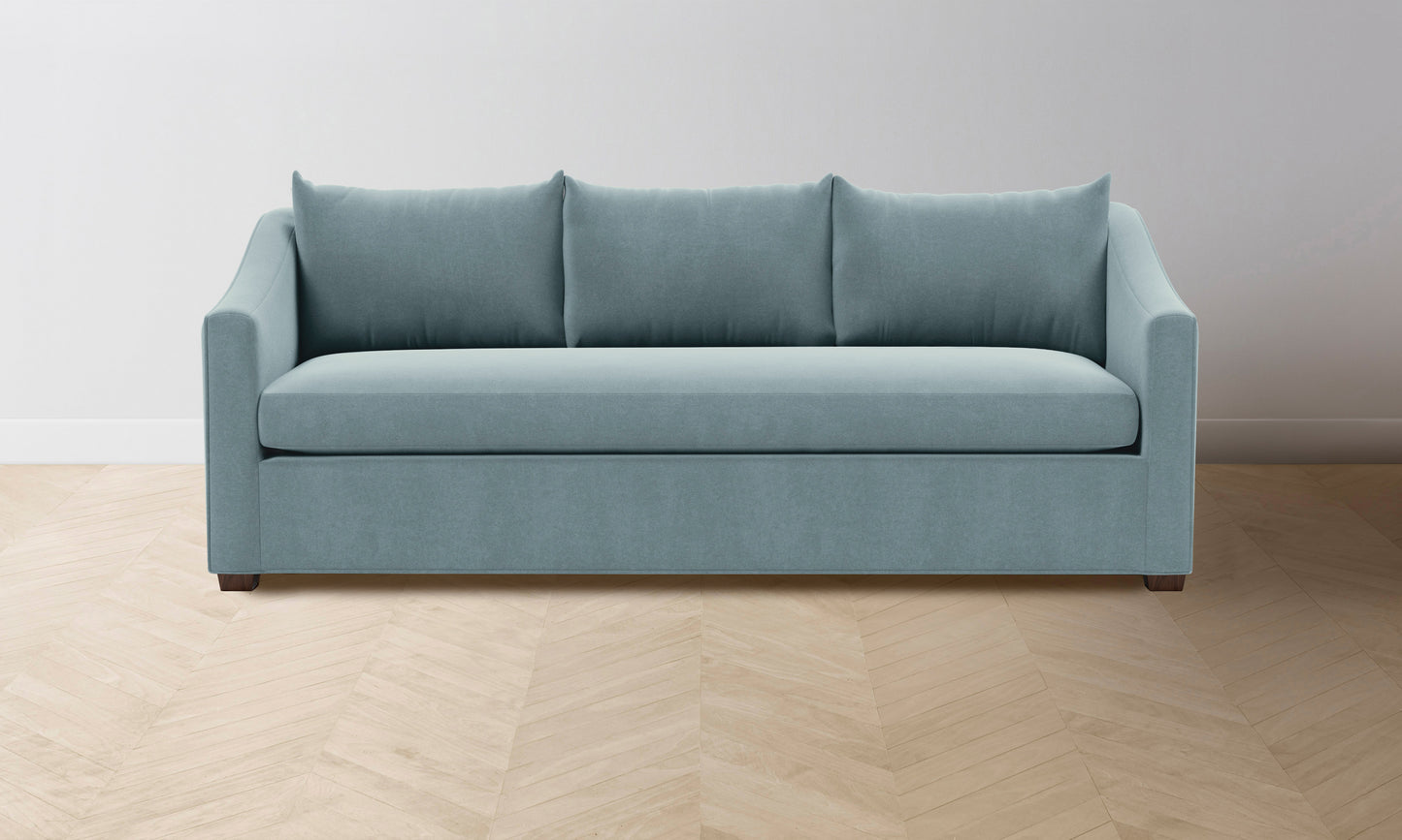 The Sullivan Sectional - Mohair Slate Blue