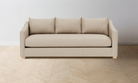 The Sullivan Sofa - Pebbled Leather Stone