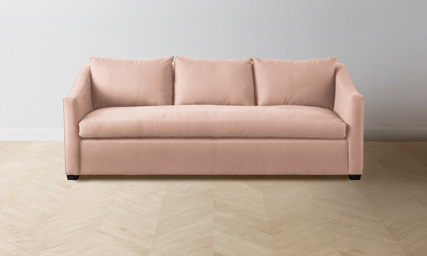 The Sullivan Sectional - Performance Velvet Dusty Rose