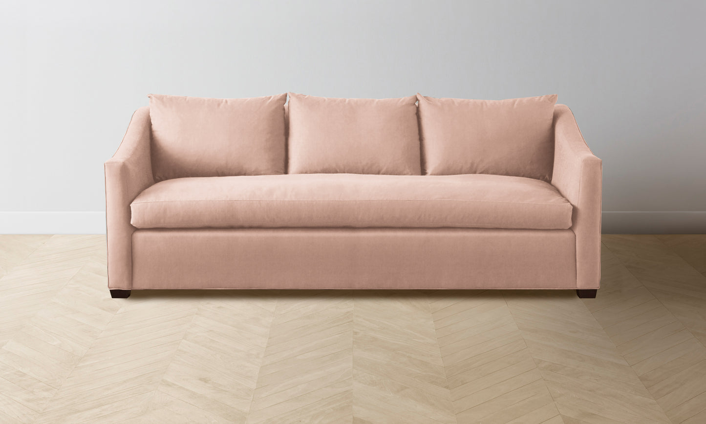 The Sullivan Sofa - Performance Velvet Dusty Rose