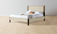 The Thompson Bed - Belgian Linen Alder