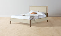 The Thompson Bed - Belgian Linen Alder