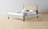 The Thompson Bed - Belgian Linen Alder