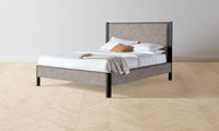 The Thompson Bed - Belgian Linen Carob