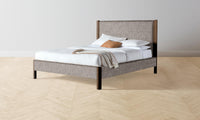 The Thompson Bed - Belgian Linen Carob