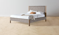 The Thompson Bed - Belgian Linen Carob