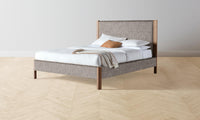 The Thompson Bed - Belgian Linen Carob