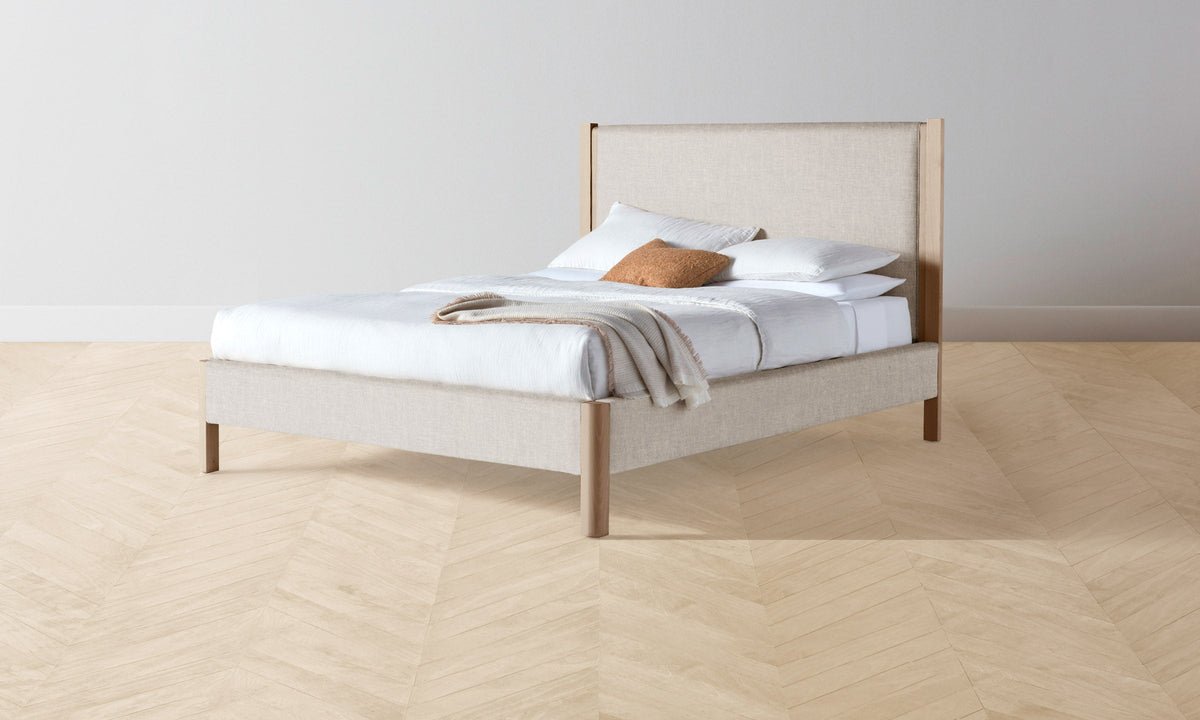 The Thompson Bed - Heritage Belgian Linen Summit