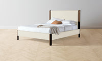 The Thompson Bed - Italian Bouclé White