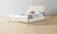 The Thompson Bed - Italian Bouclé White