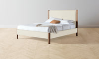 The Thompson Bed - Italian Bouclé White