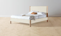 The Thompson Bed - Italian Bouclé White