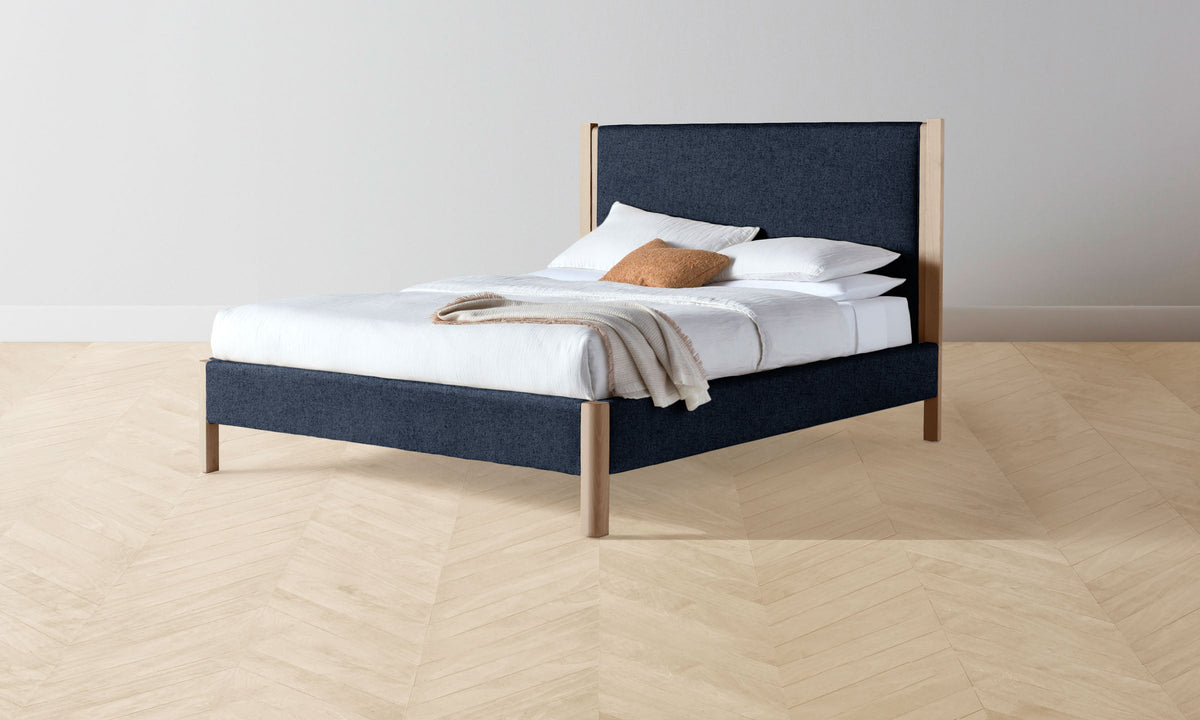 The Thompson Bed - Italian Brushed Wool Harbor