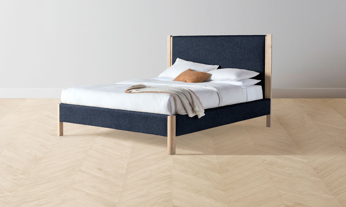 The Thompson Bed - Italian Brushed Wool Harbor