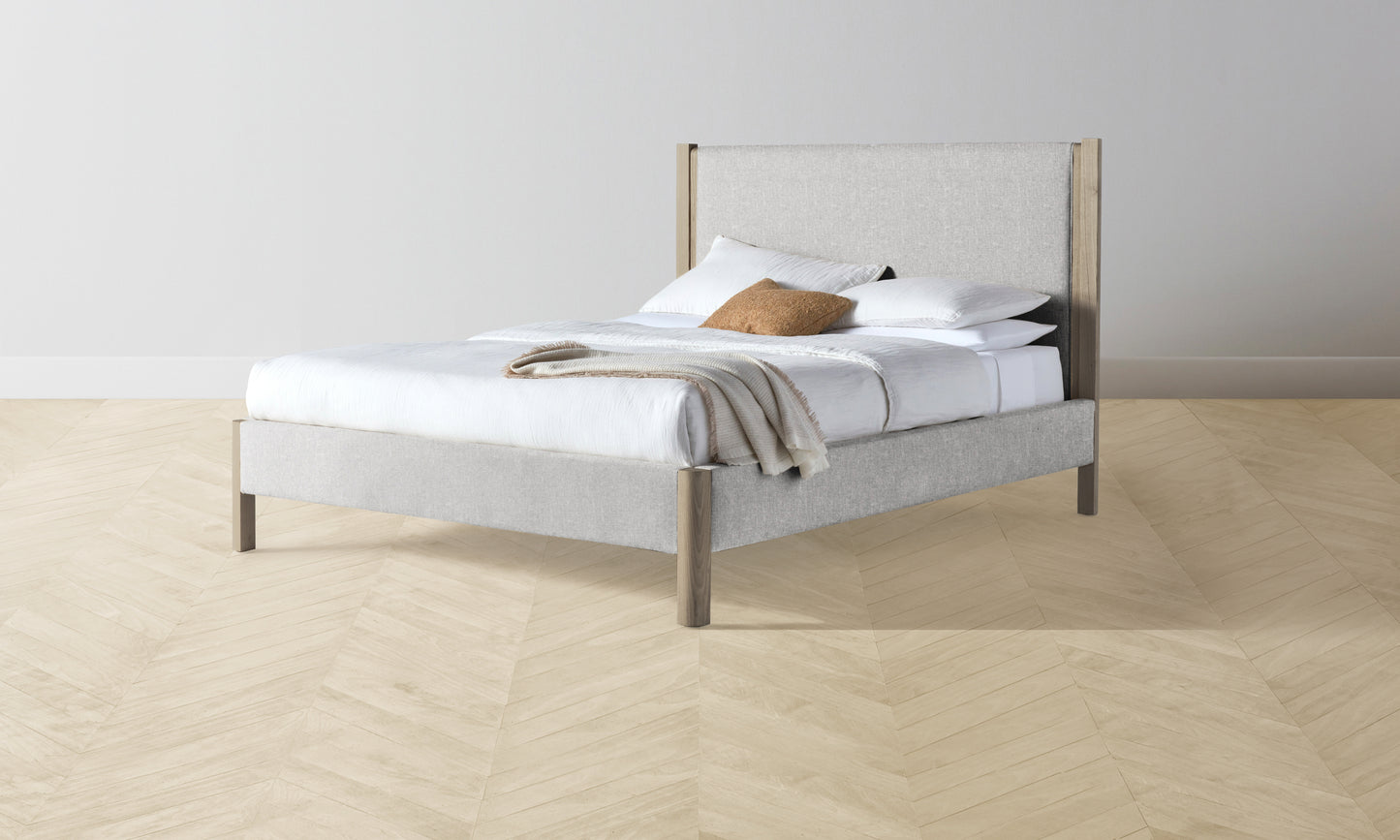 The Thompson Bed - Merino Heather Grey