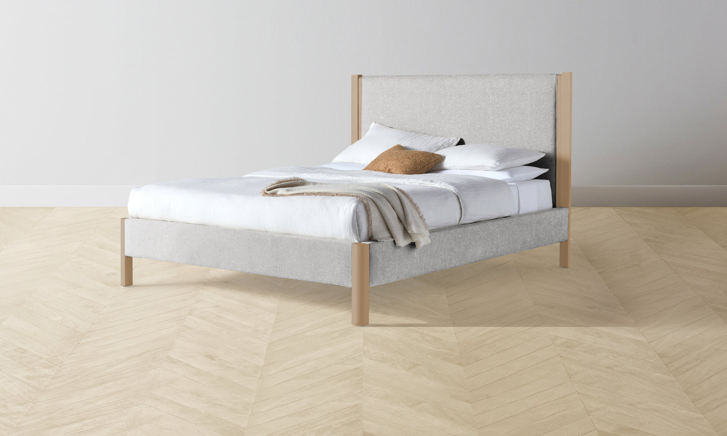 The Thompson Bed - Merino Heather Grey