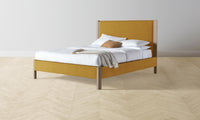 The Thompson Bed - Mohair Amber