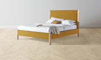 The Thompson Bed - Mohair Amber