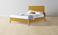 The Thompson Bed - Mohair Amber