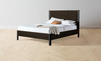 The Thompson Bed - Nubuck Leather Espresso