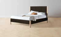 The Thompson Bed - Nubuck Leather Espresso