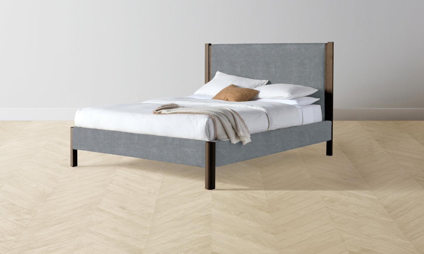 The Thompson Bed - Performance Melange Weave Aegean