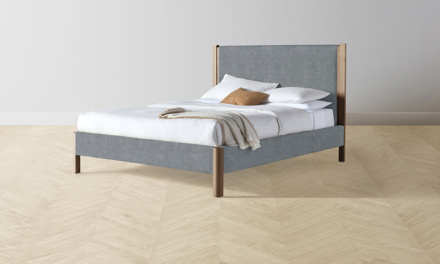 The Thompson Bed - Performance Melange Weave Aegean