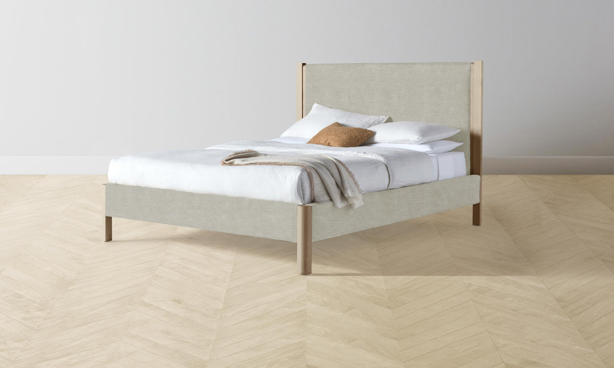 The Thompson Bed - Performance Mélange Weave Flint