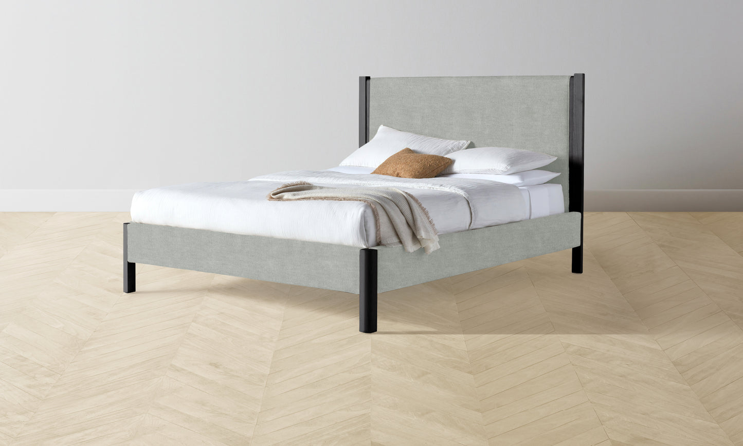 The Thompson Bed - Performance Melange Weave Seaglass