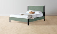 The Thompson Bed - Performance Stonewashed Linen Aspen