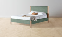 The Thompson Bed - Performance Stonewashed Linen Aspen