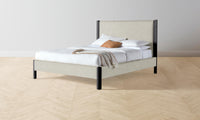 The Thompson Bed - Performance Stonewashed Linen Dew