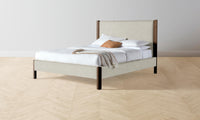 The Thompson Bed - Performance Stonewashed Linen Dew