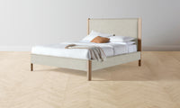 The Thompson Bed - Performance Stonewashed Linen Dew