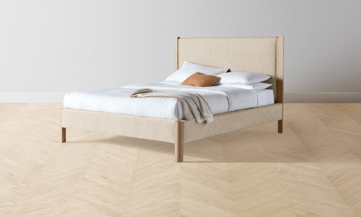 The Thompson Bed - Performance Textural Weave Savanna