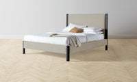 The Thompson Bed - Performance Textured Linen Flax