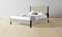 The Thompson Bed - Performance Textured Linen Flax