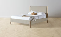 The Thompson Bed - Performance Textured Linen Flax