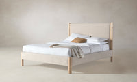 The Thompson Bed - Performance Textured Linen Flax