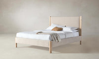 The Thompson Bed - Performance Textured Linen Flax