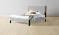 The Thompson Bed - Performance Linen Weave Cloud