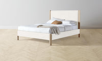 The Thompson Bed - Performance Textured Tweed Snow