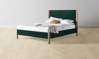 The Thompson Bed - Performance Velvet Emerald