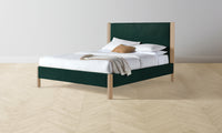 The Thompson Bed - Performance Velvet Emerald