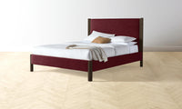 The Thompson Bed - Performance Velvet Merlot