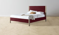 The Thompson Bed - Performance Velvet Merlot